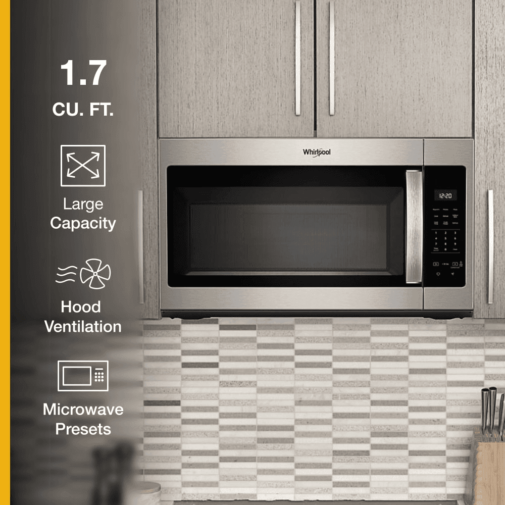 Whirlpool 1.7-cu ft Over-the-Range Microwave image 4