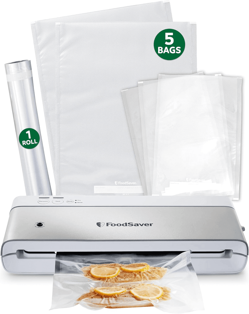 FoodSaver Compact Vacuum Sealer with Starter Kit