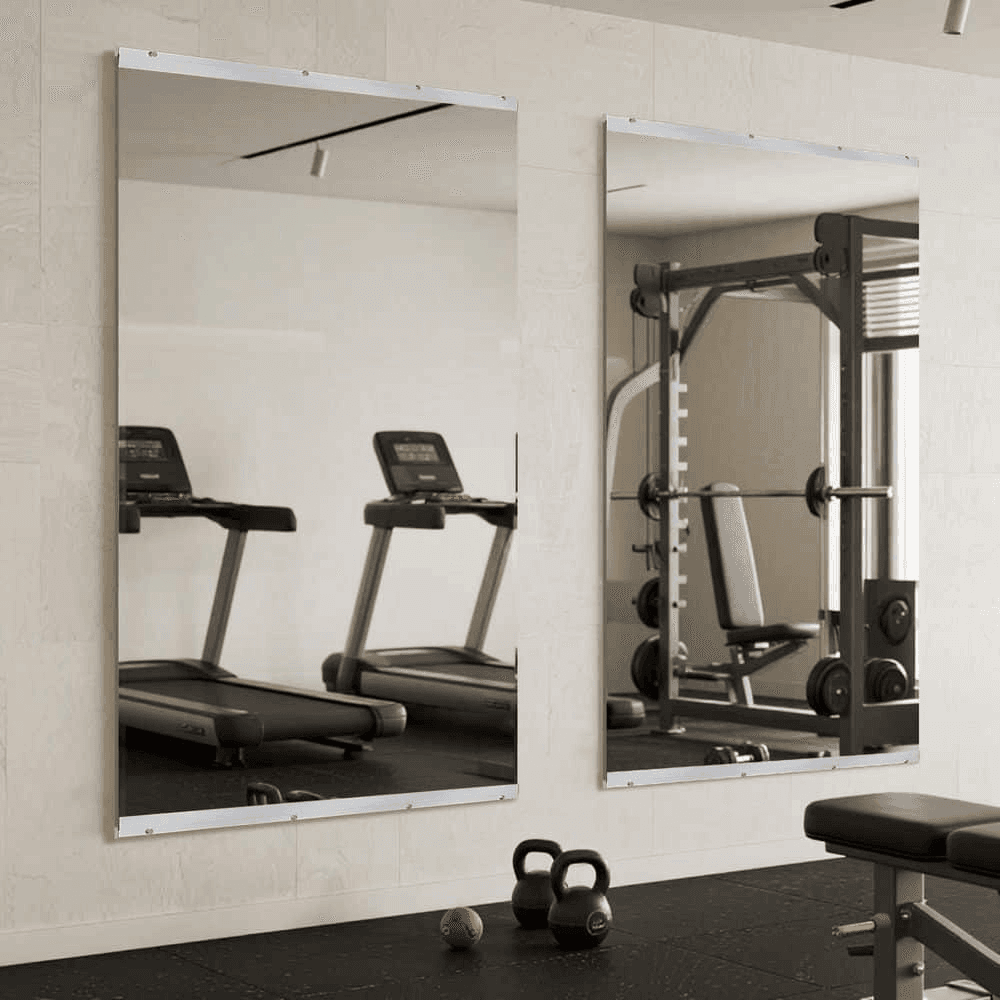 Sxiawe 36 x 72-Inch Frameless Shatterproof Gym Mirror