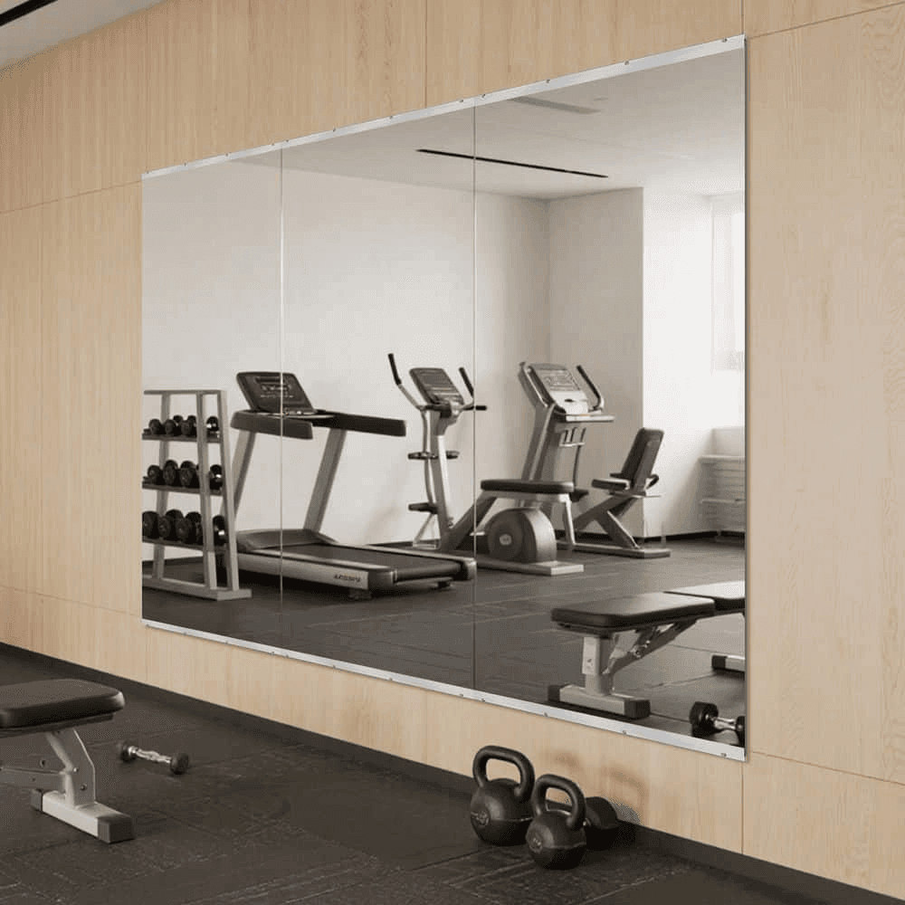 Sxiawe 36 x 72-Inch Frameless Shatterproof Gym Mirror image 2