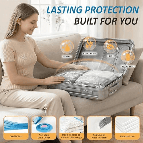 Cozy Essential Vacuum Storage Bags, 20-Count Combo image 5