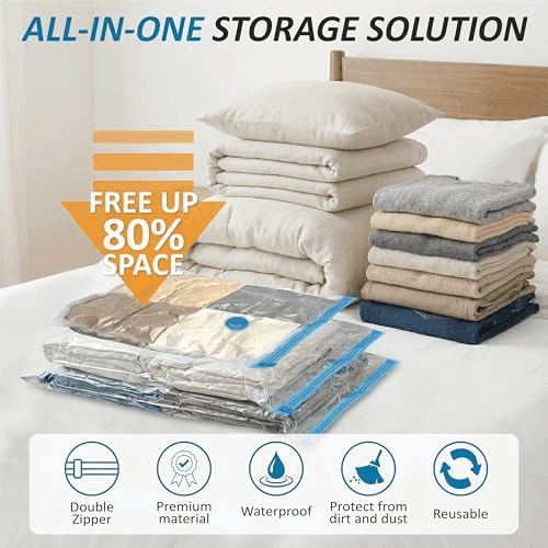 Cozy Essential Vacuum Storage Bags, 20-Count Combo image 2
