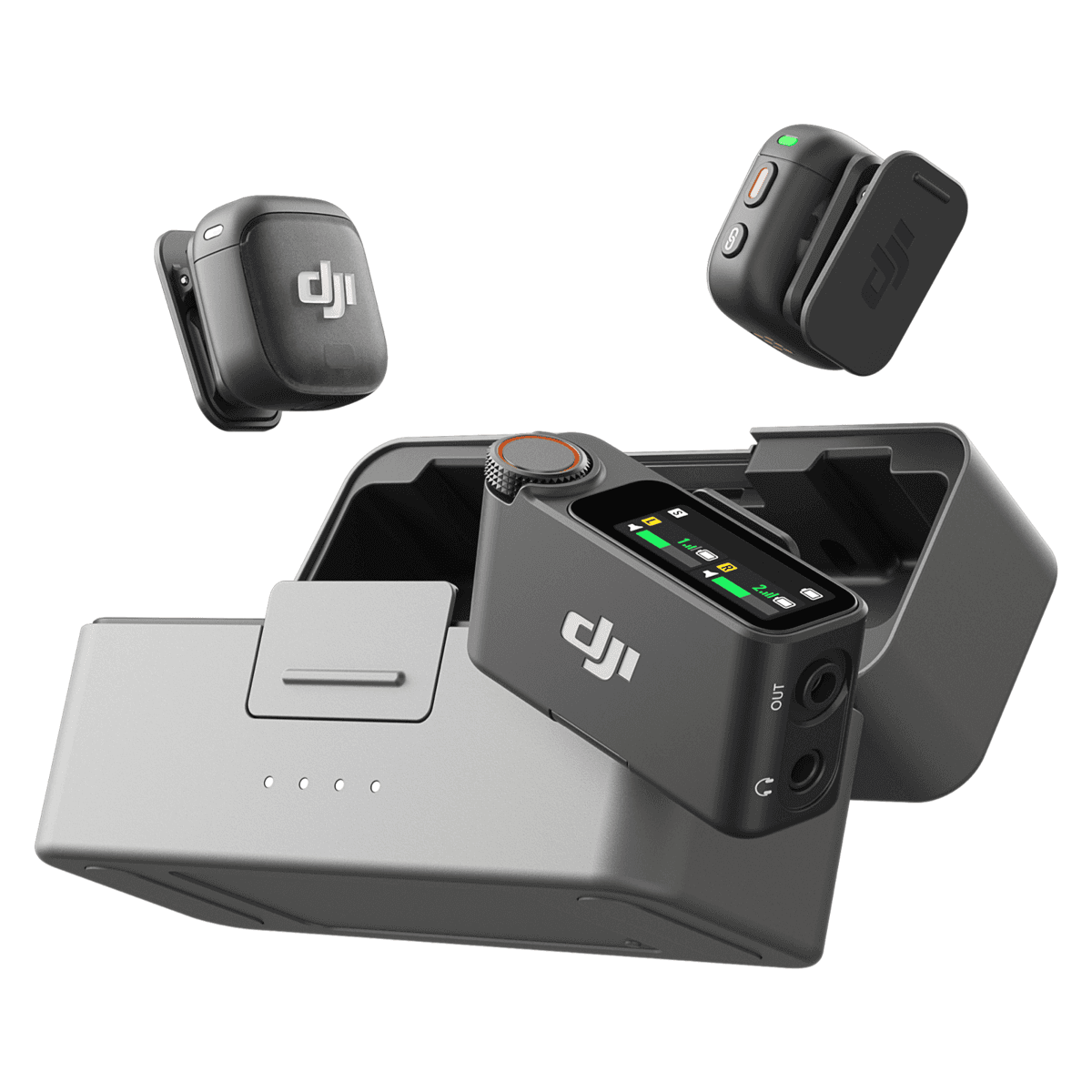 DJI Mic 3 2-Person Wireless Microphone System with Charging Case