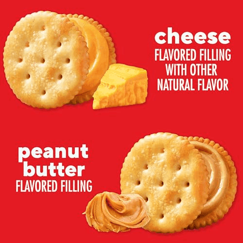 RITZ Peanut Butter & Cheese Sandwich Crackers Variety Pack, 32 Packs image 4