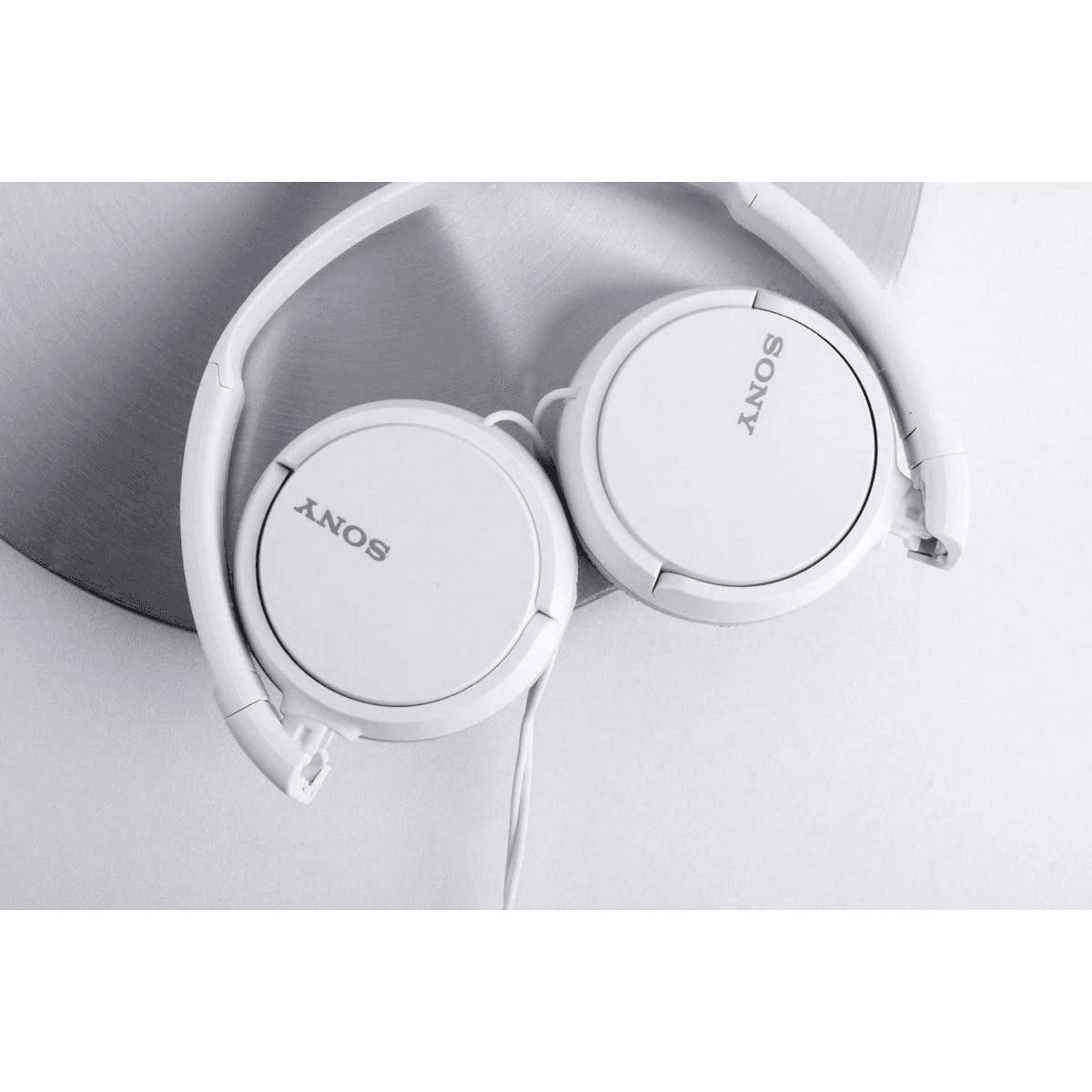 Sony MDR-ZX110 Wired On-Ear Headphones - White image 3