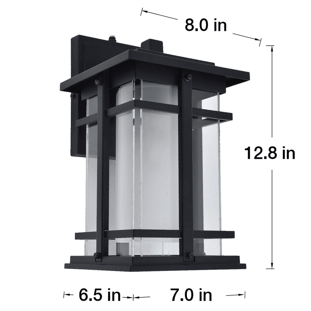Lutec Craftsman-Style Outdoor LED Wall Lantern image 2