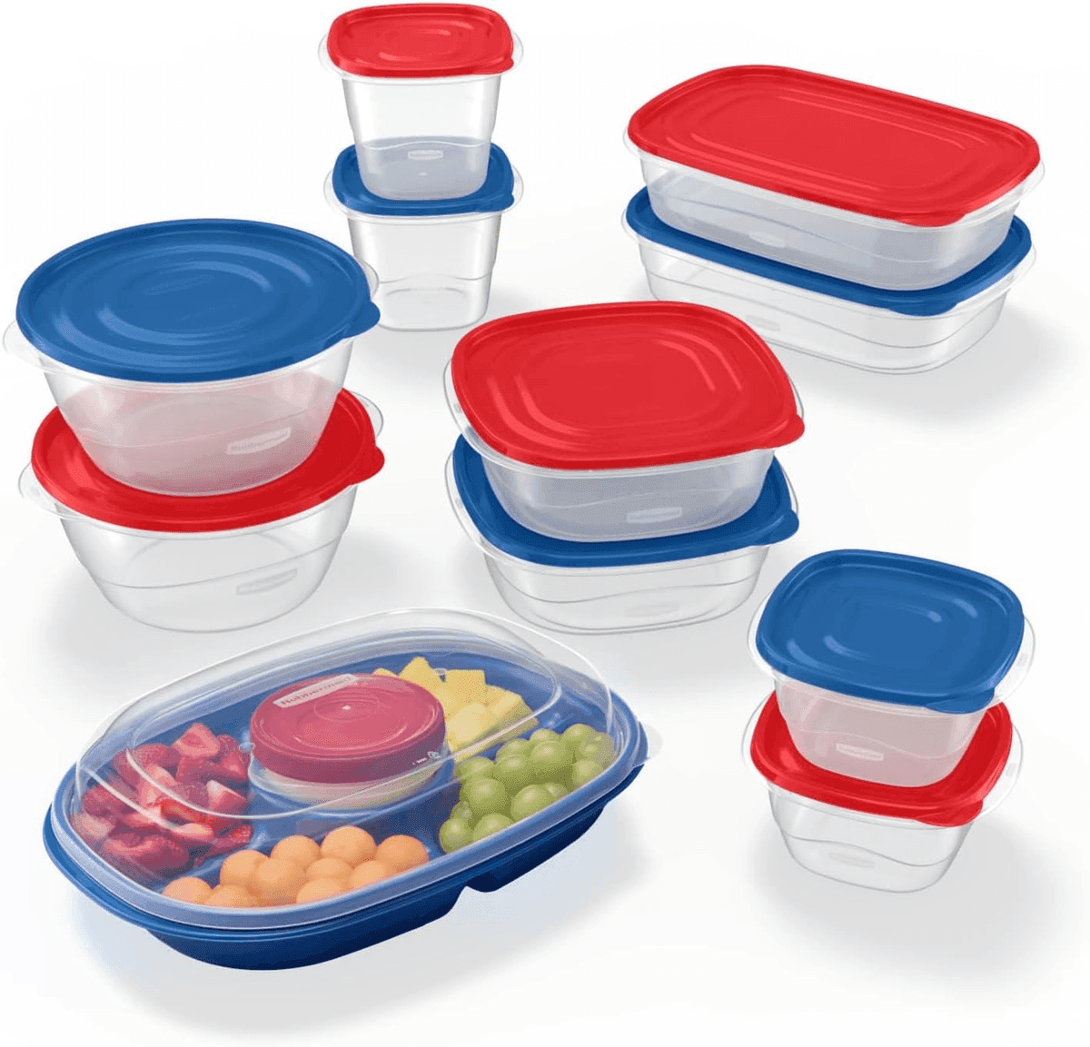 Rubbermaid TakeAlongs Americana Food Storage Set, 24-Piece