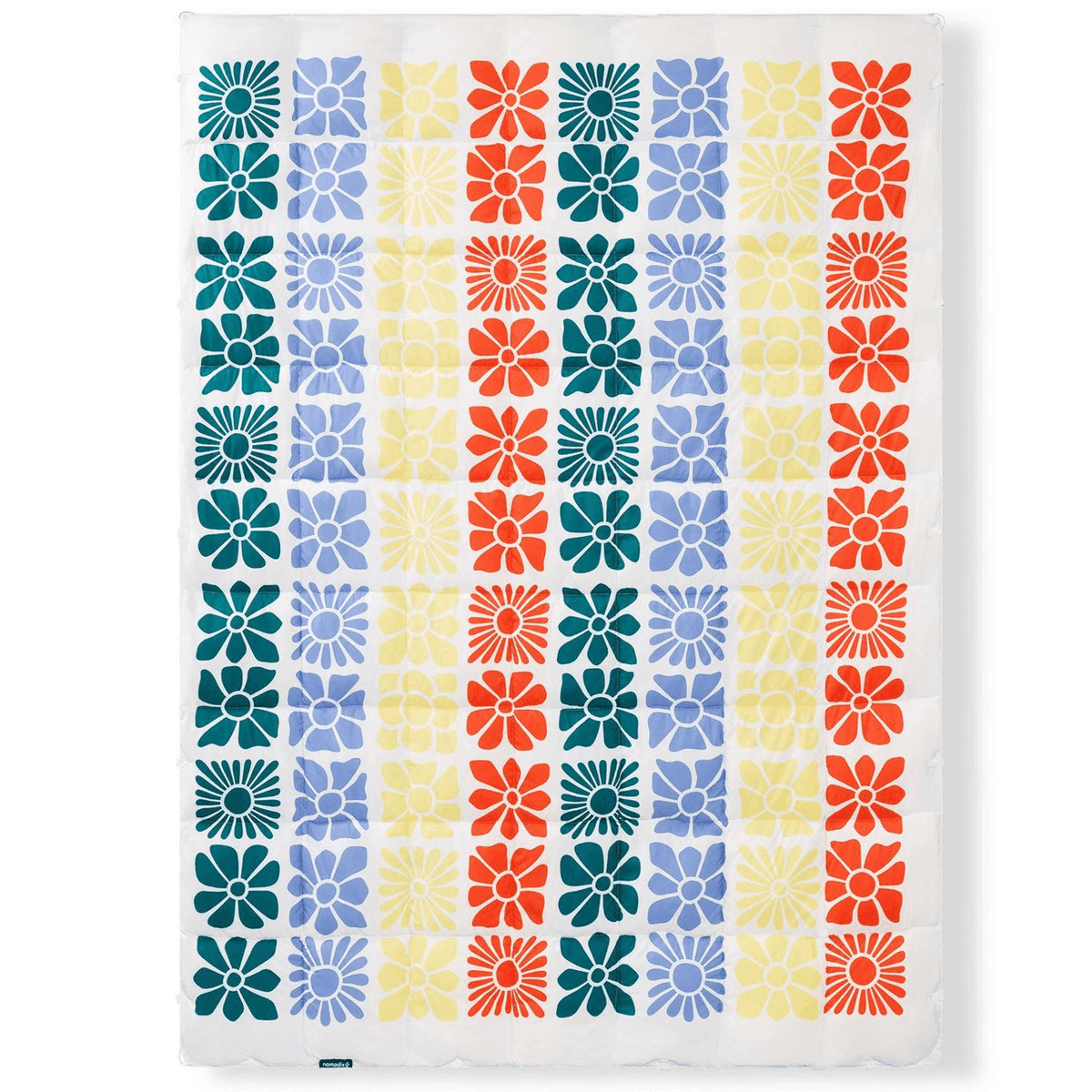 Nomadix Graphene Puffer Blanket - Flowerbed Multi