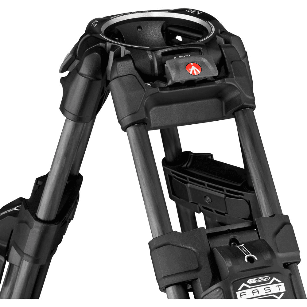 Manfrotto 645 FAST Carbon Fiber Twin-Leg Video Tripod image 4
