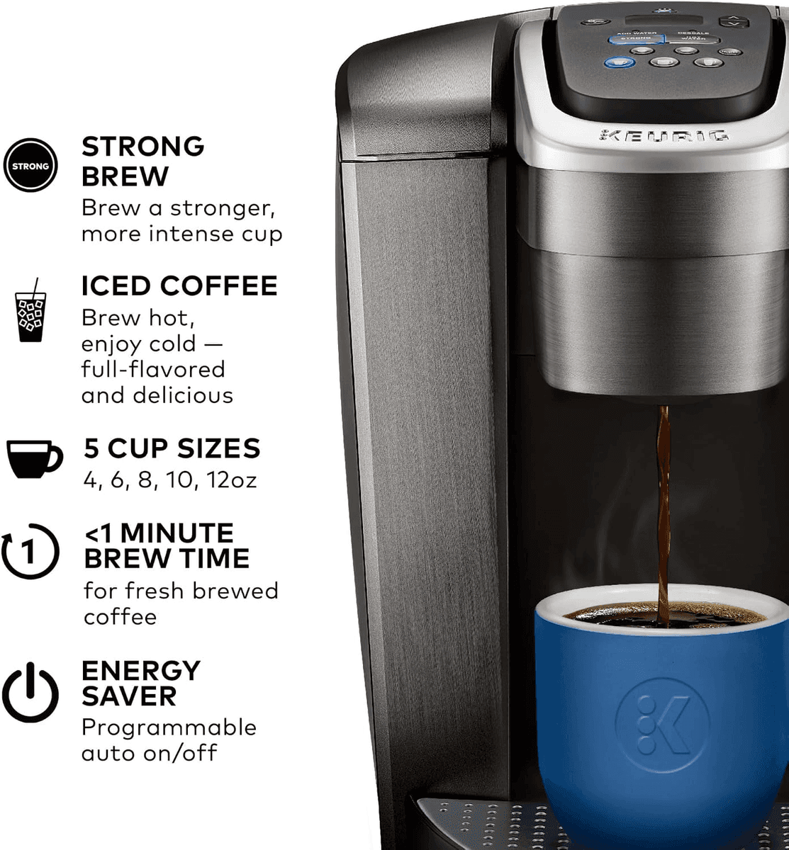 Keurig K-Elite Single-Serve Coffee Maker - Brushed Slate image 2