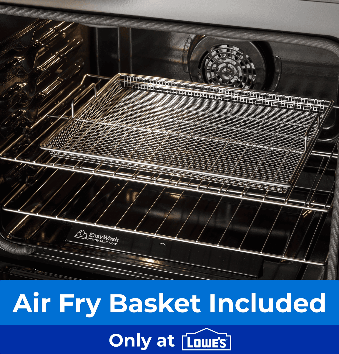 GE EasyWash 30-in 5-Burner 5.3-cu ft Air Fry Slide-In Electric Range image 2