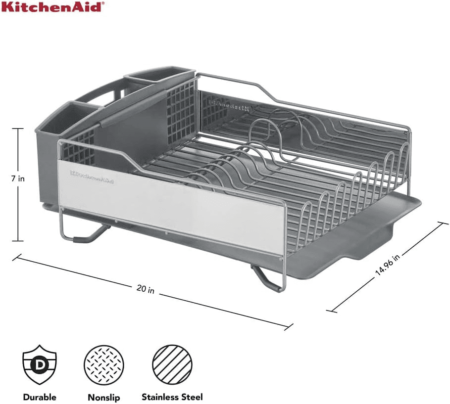 KitchenAid Full-Size Rust-Resistant Dish Rack image 3