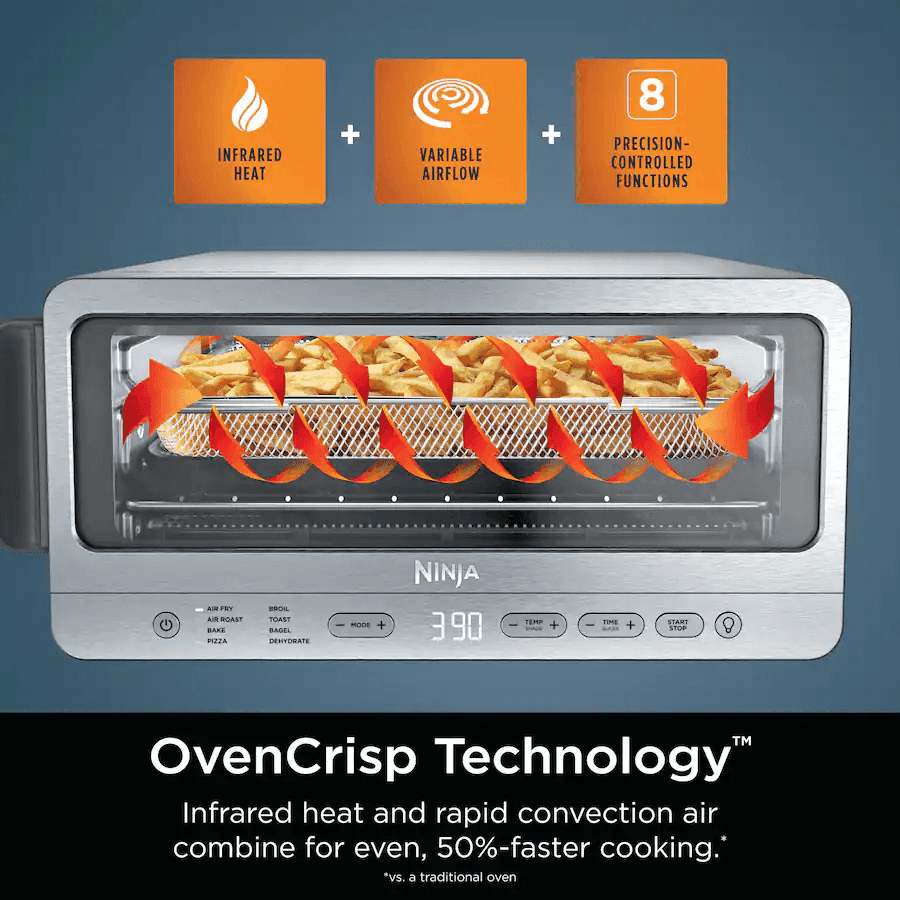 Ninja Flip Toaster Oven & Air Fryer - Gray image 3