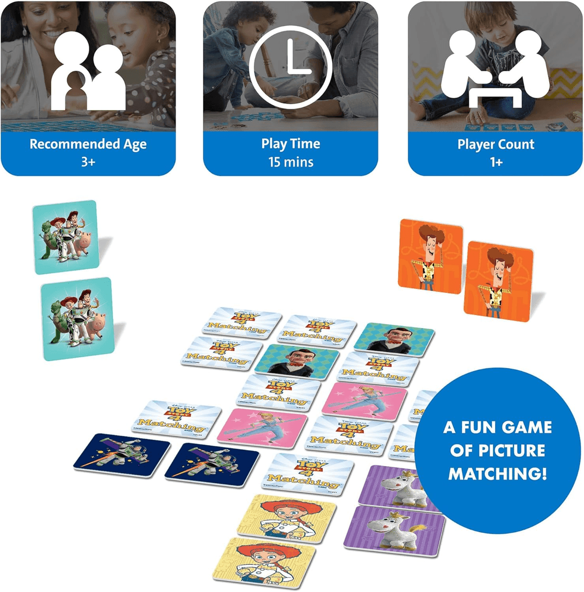 Wonder Forge Toy Story 4 Matching Game image 2