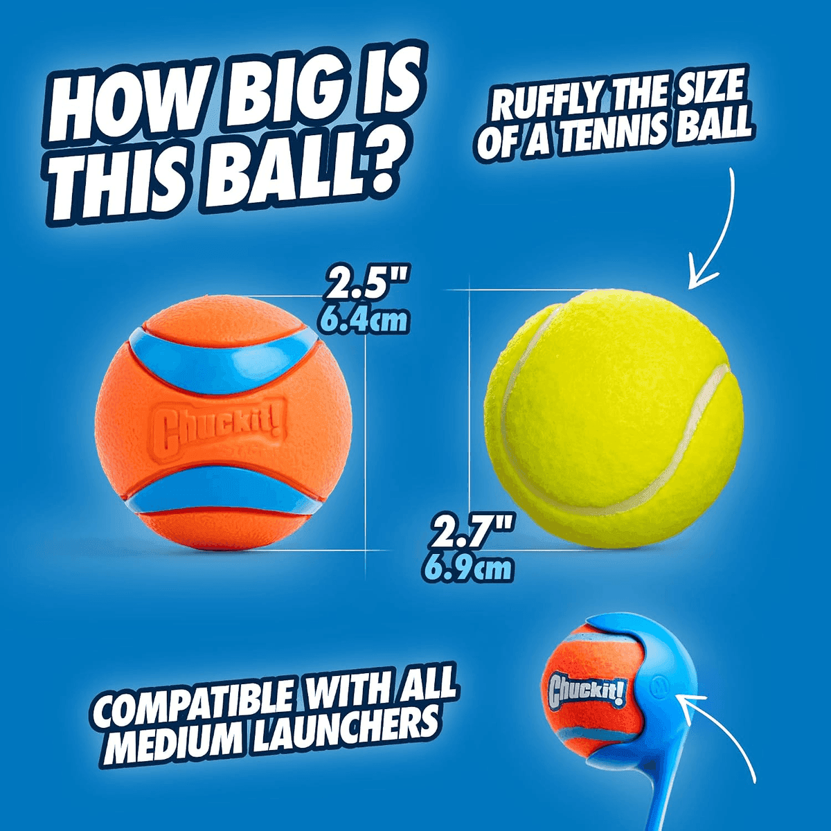 Chuckit! Ultra Ball Medium Dog Toy - 2 Pack image 4