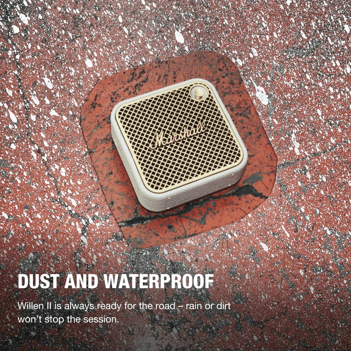 Marshall Willen II Portable Bluetooth Speaker - Cream image 4