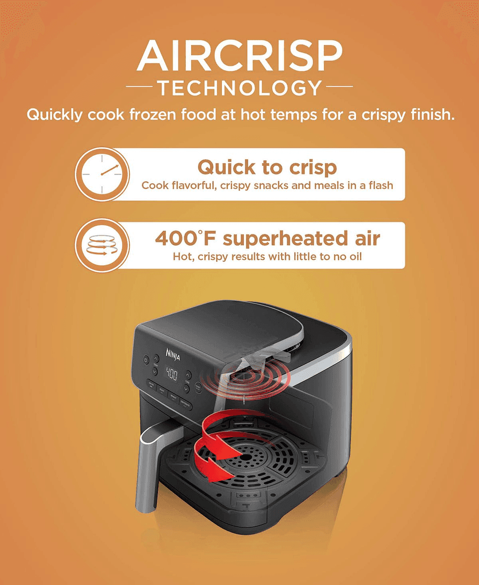 Ninja 5-Qt. 4-in-1 Air Crisp Air Fryer Pro AF141 image 2