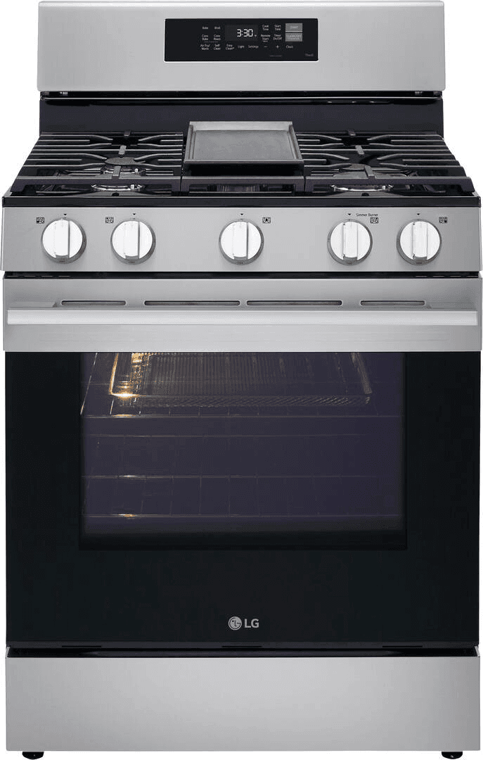 LG 30-in 6.3 cu ft Freestanding Gas True Convection Smart Range