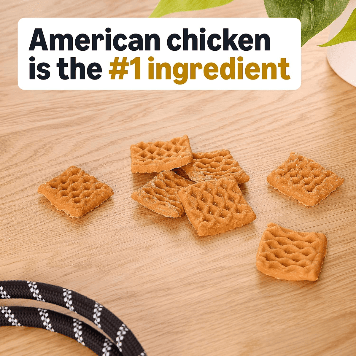 Amazon Basics Chicken & Waffle Bites Dog Treats - 12 oz image 3