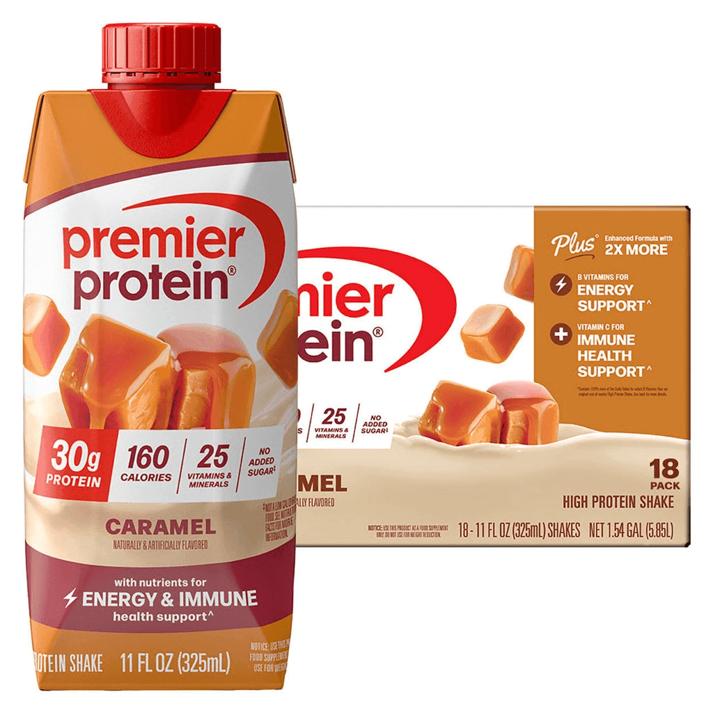 Premier Protein 30g Caramel Shakes - 11 fl oz, 18 Pack