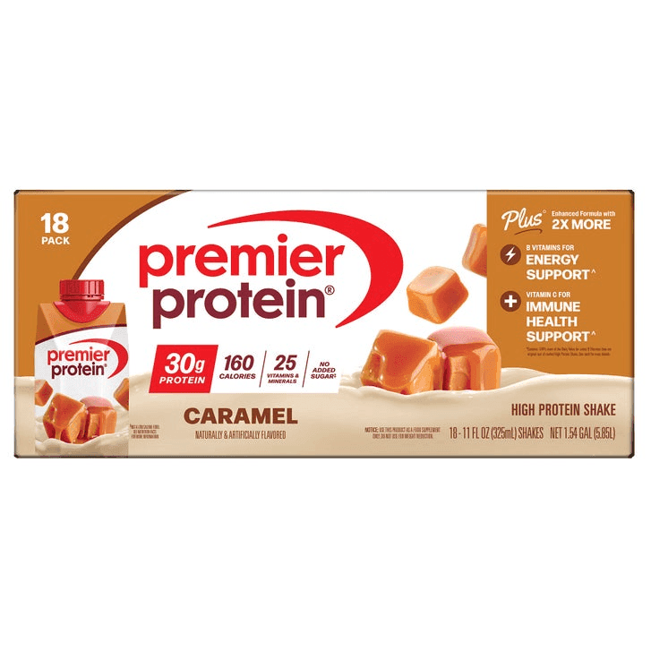 Premier Protein 30g Caramel Shakes - 11 fl oz, 18 Pack image 2