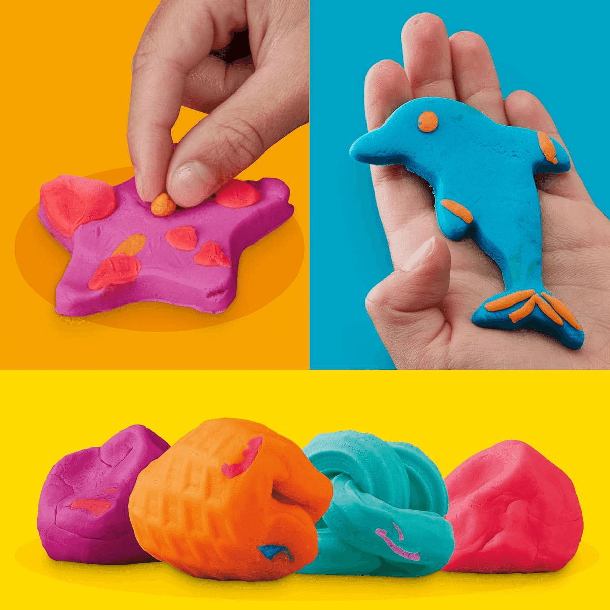 Play-Doh Fun Tub Set with 19 Accessories and 5 Colors image 3