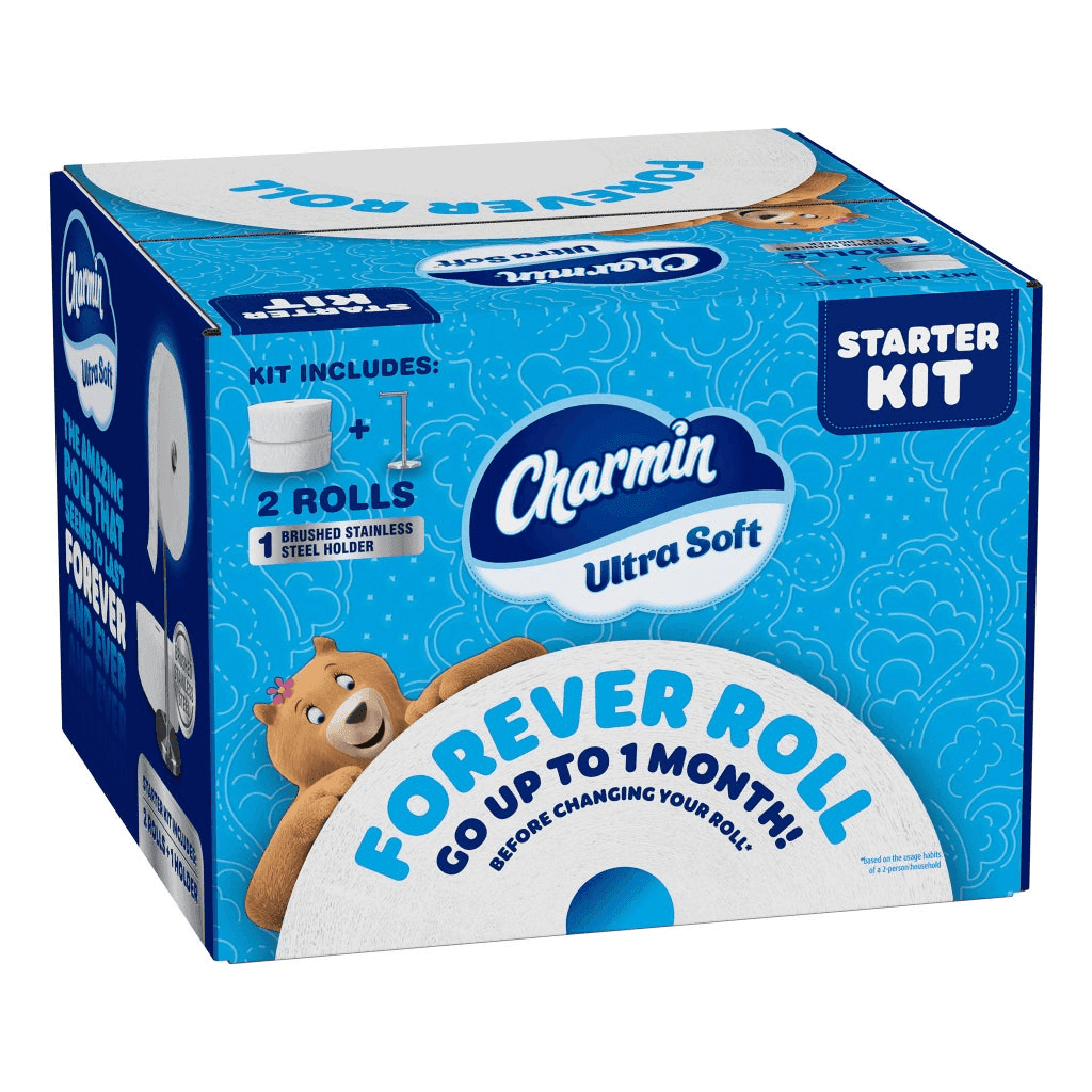 Charmin Ultra Soft Forever Roll Starter Kit