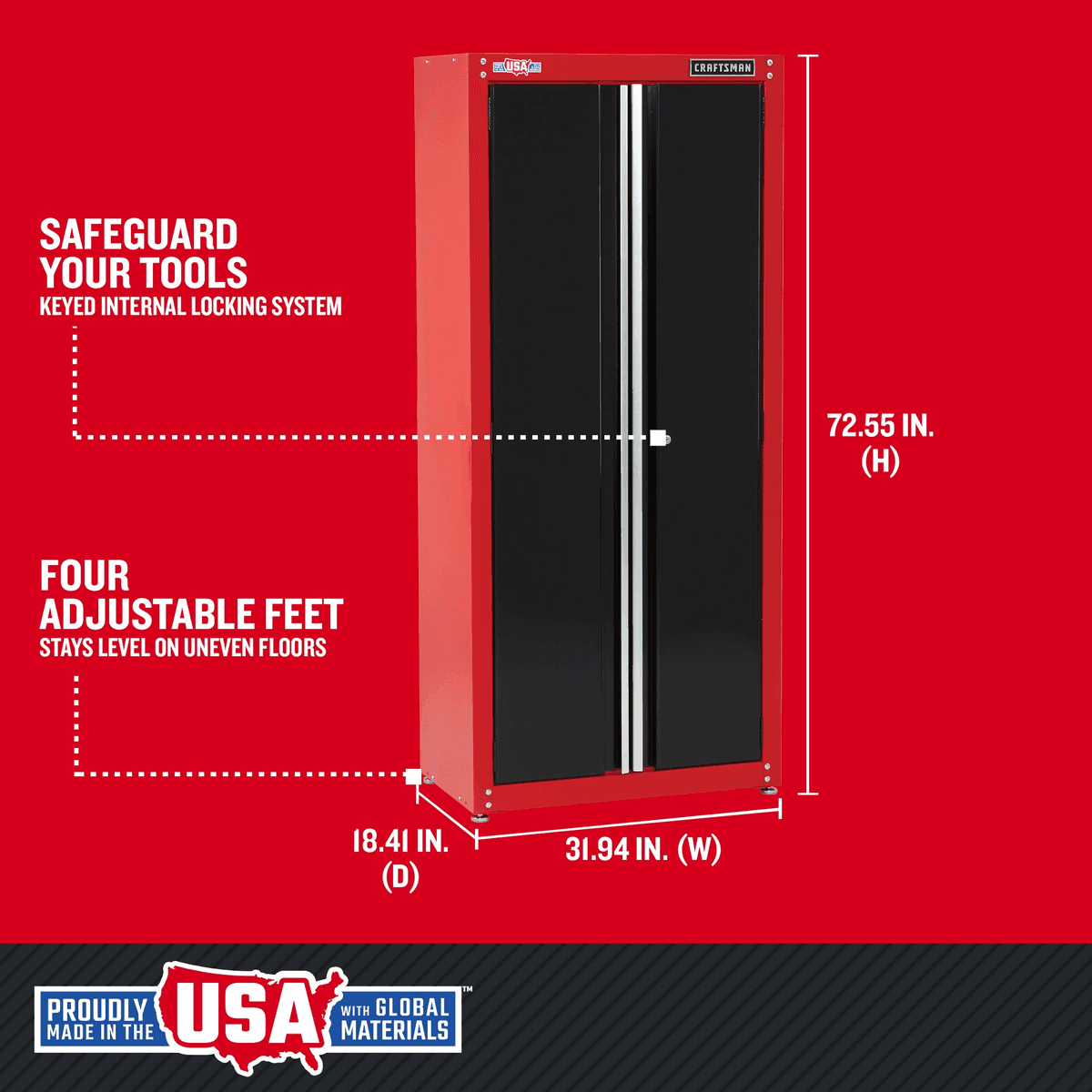CRAFTSMAN 2000 Series 32-in Steel Garage Cabinet image 2