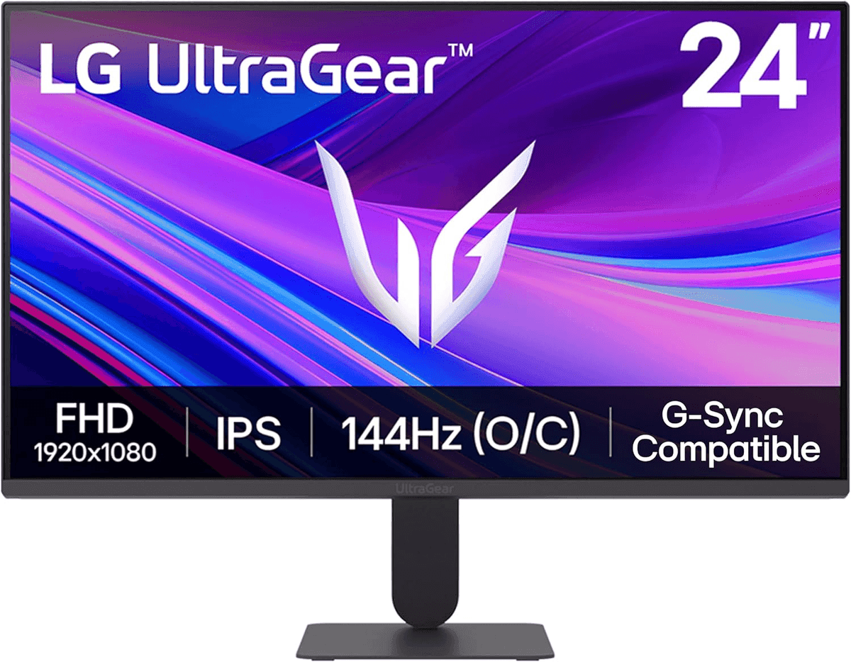 LG UltraGear 24-inch 144Hz IPS Gaming Monitor for $94.99
