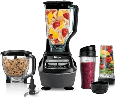 Ninja Kitchen System All-in-One Food Processor & Blender for Smoothies Includes Pitcher, (2) 16 oz. To-Go Cups & 8-Cup Bowl Makes Salsa, Dough, Sha... image 2