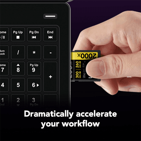 Lexar GOLD Series Professional 2000x UHS-II SDXC 256GB Memory Card image 4