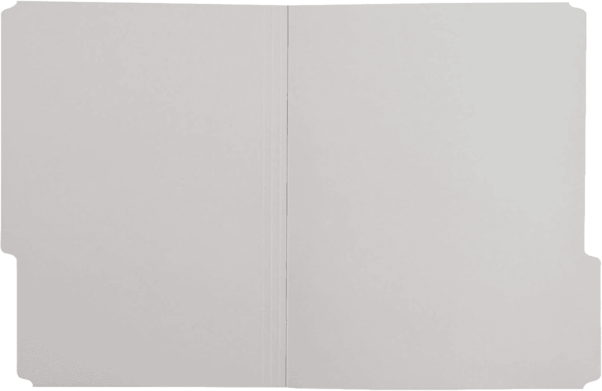 Amazon Basics Letter-Size 1/3-Cut File Folders, Gray, 36-Pack image 3