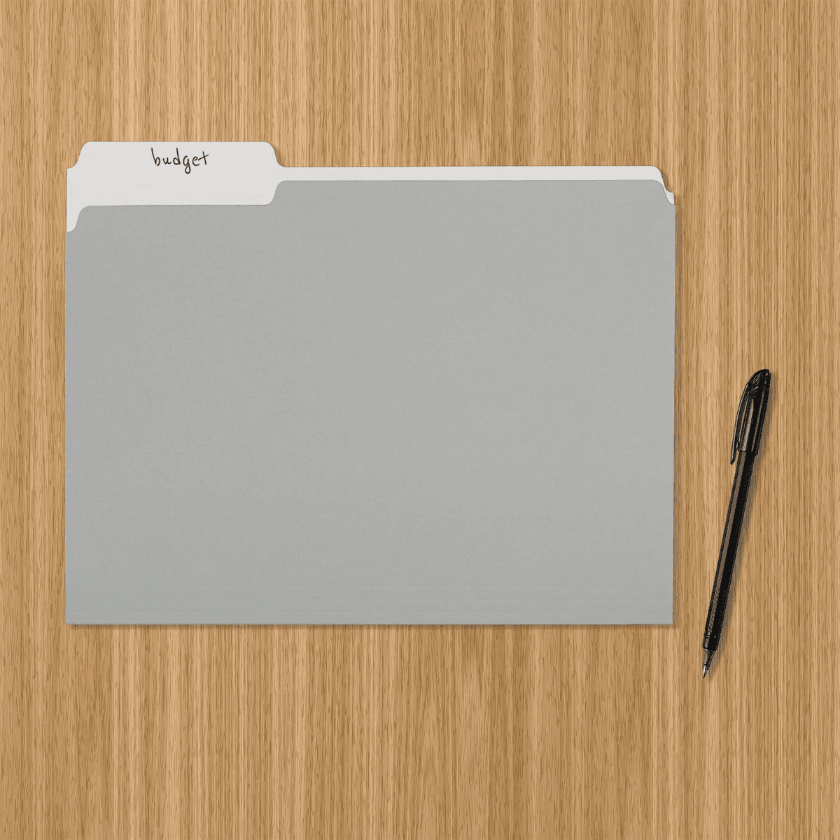 Amazon Basics Letter-Size 1/3-Cut File Folders, Gray, 36-Pack image 4