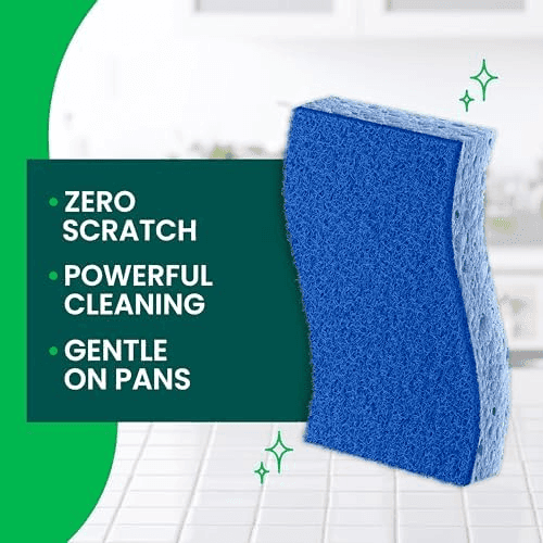 Scotch-Brite Zero Scratch Scrub Sponges, 6-Pack image 2