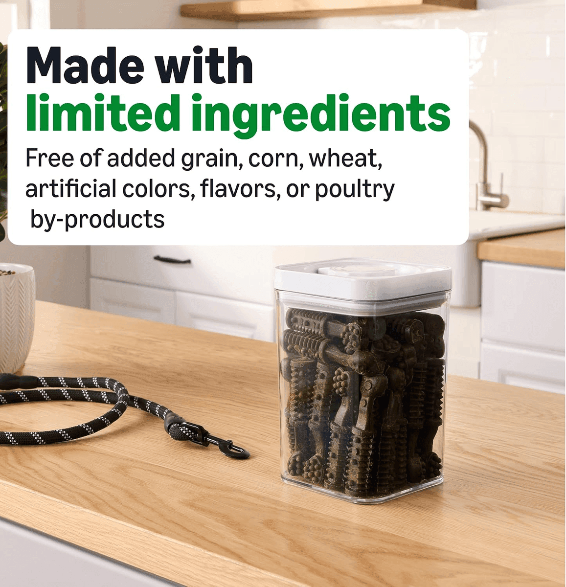 Amazon Basics Dental Dog Treats for Medium Dogs, 36 Count image 4