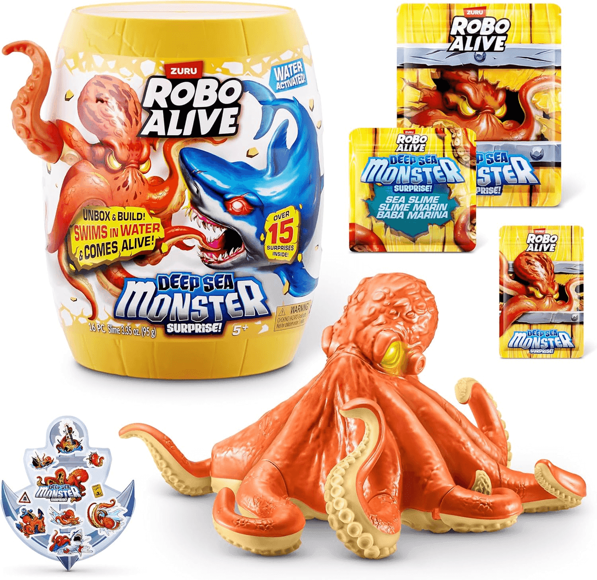 ZURU Robo Alive Deep Sea Monster Surprise - Octopus