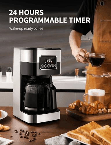 SHARDOR 10-Cup Programmable Coffee Maker image 3