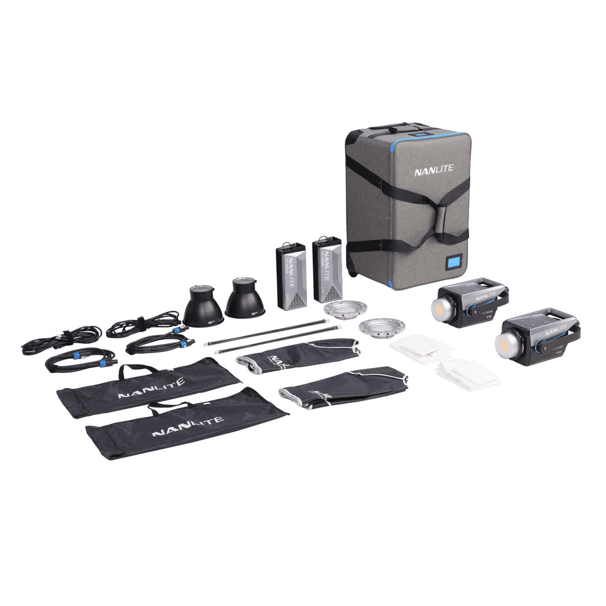 Nanlite FC-500B 520W Bi-Color LED 2-Light Kit with Softboxes & Case