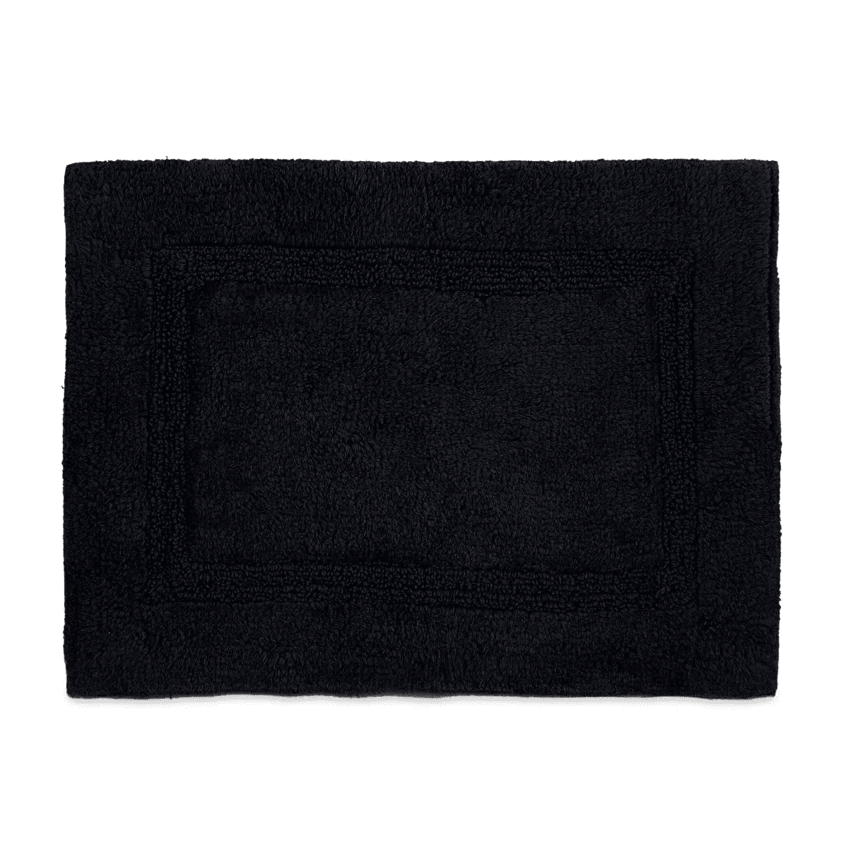 Martex Basic 100% Cotton Non-Slip Bath Rug - Black