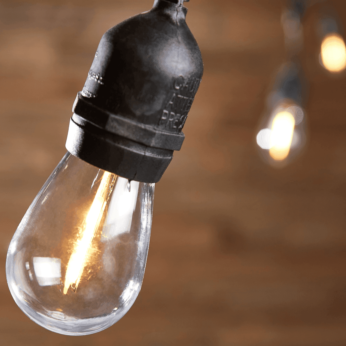 Harbor Breeze 48-ft Outdoor String Light with 18 LED Edison Bulbs image 2