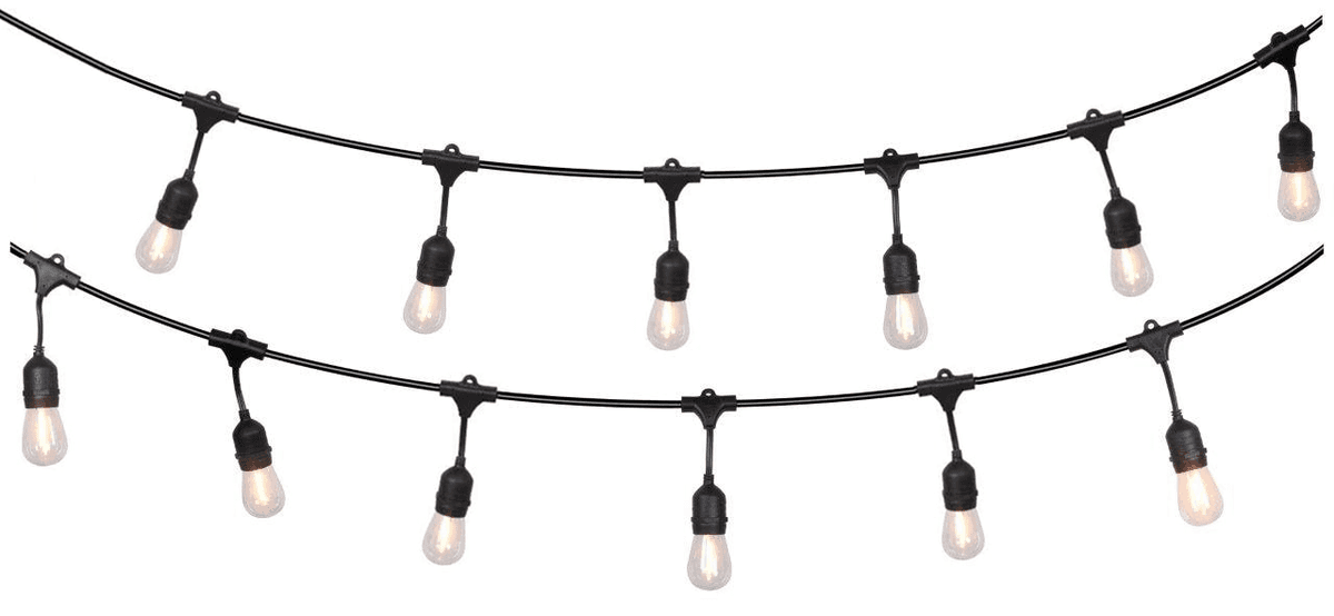 Harbor Breeze 48-ft Outdoor String Light with 18 LED Edison Bulbs image 3