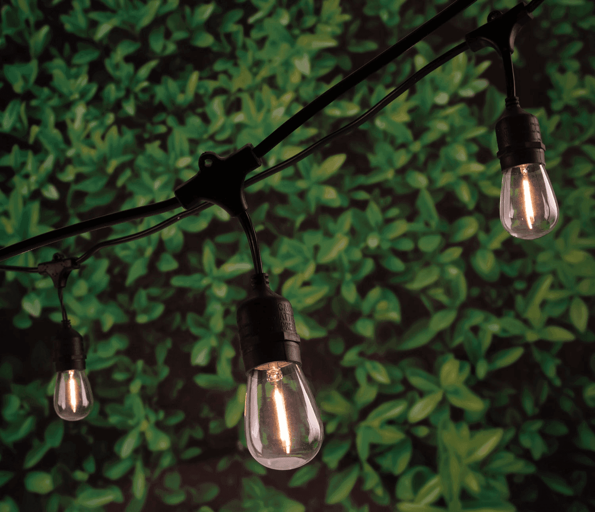 Harbor Breeze 48-ft Outdoor String Light with 18 LED Edison Bulbs