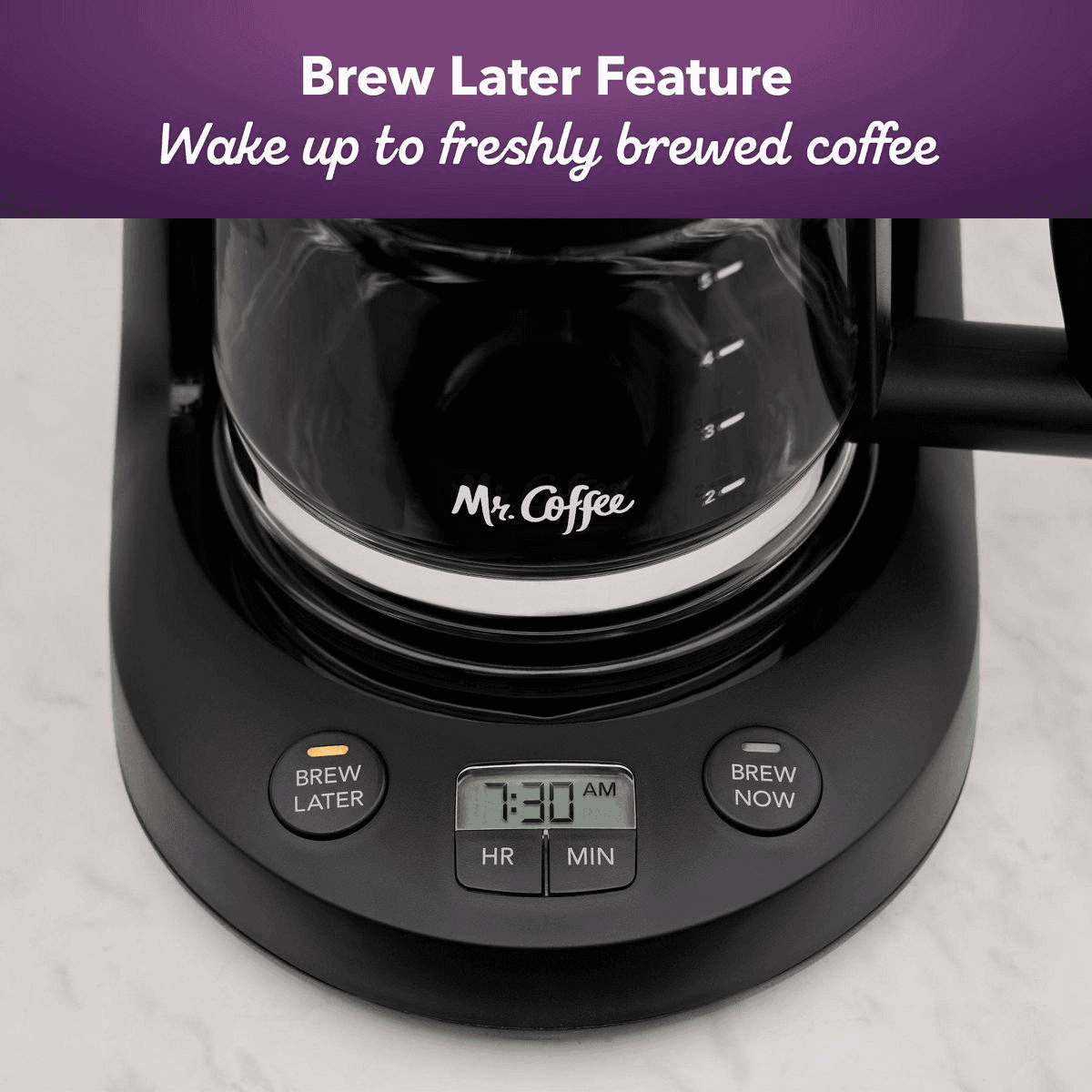 Mr. Coffee 5-Cup Programmable Coffee Maker (Black) image 4
