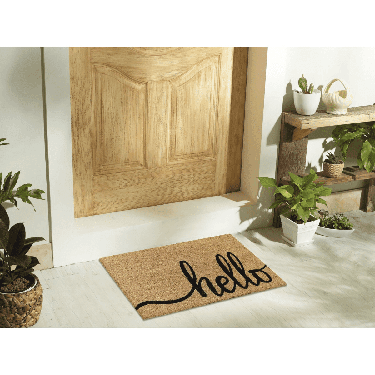 Mainstays Coir Hello Doormat 18 x 30 Inch image 5