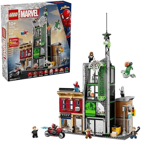 LEGO Marvel Spider-Man vs. Oscorp 808-Piece Building Set