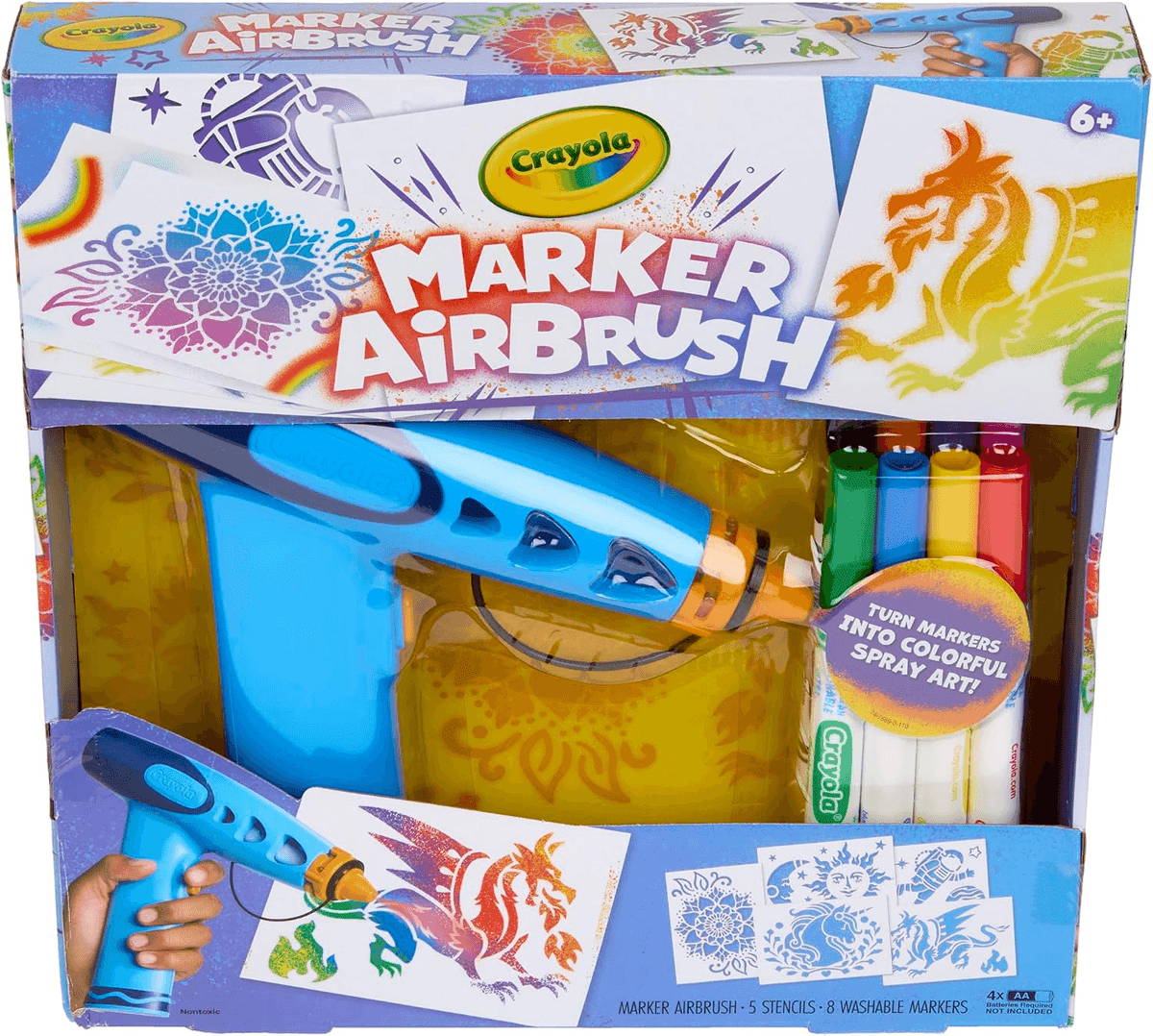 Crayola Marker Airbrush Spray Art Kit
