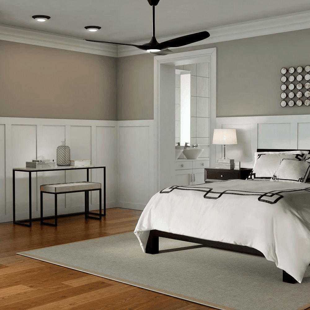 Big Ass Fans Haiku 52-Inch Black Smart Ceiling Fan with LED Light image 2