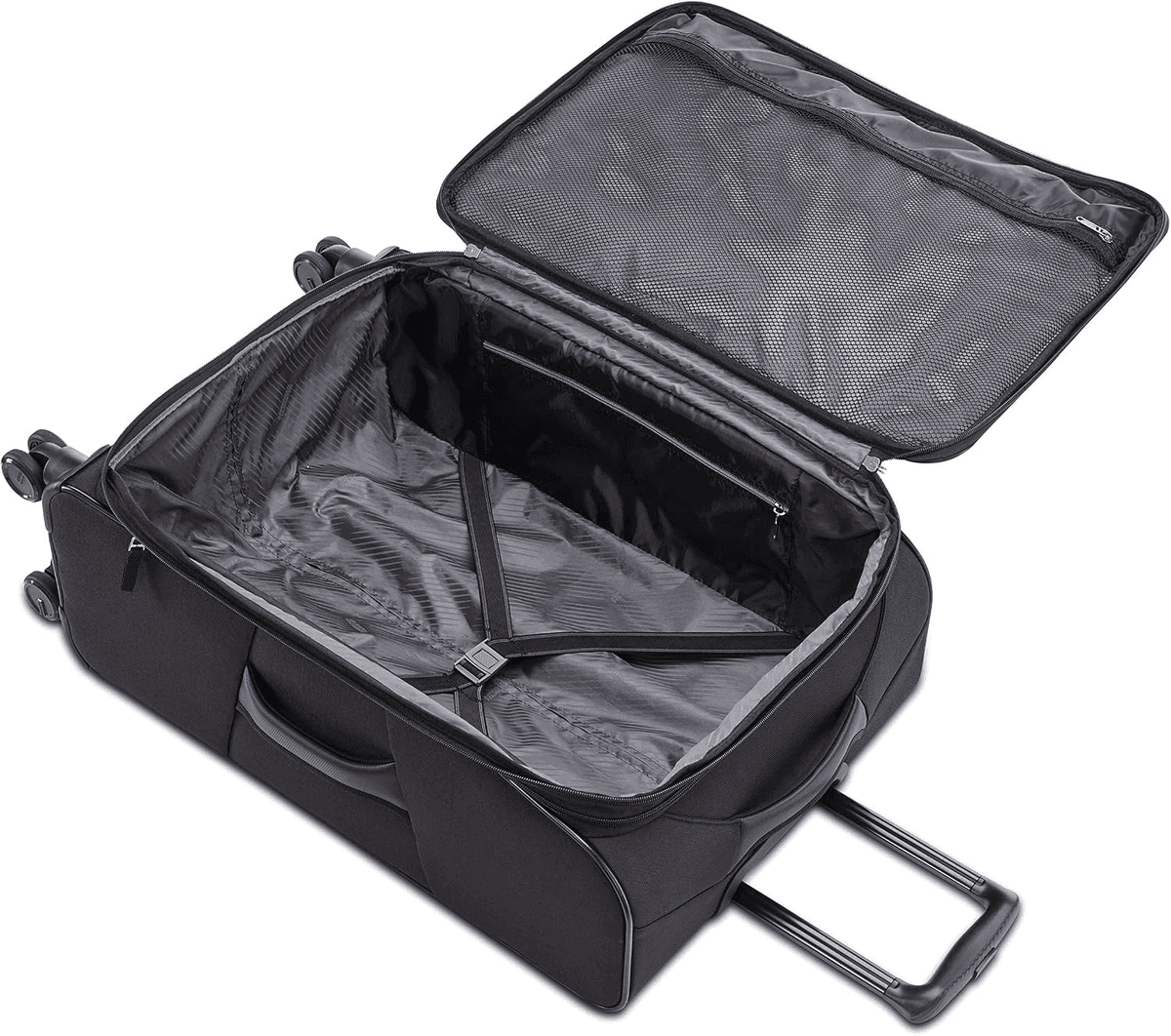 American Tourister 4 KIX 2.0 24-Inch Spinner Luggage (Black) image 2