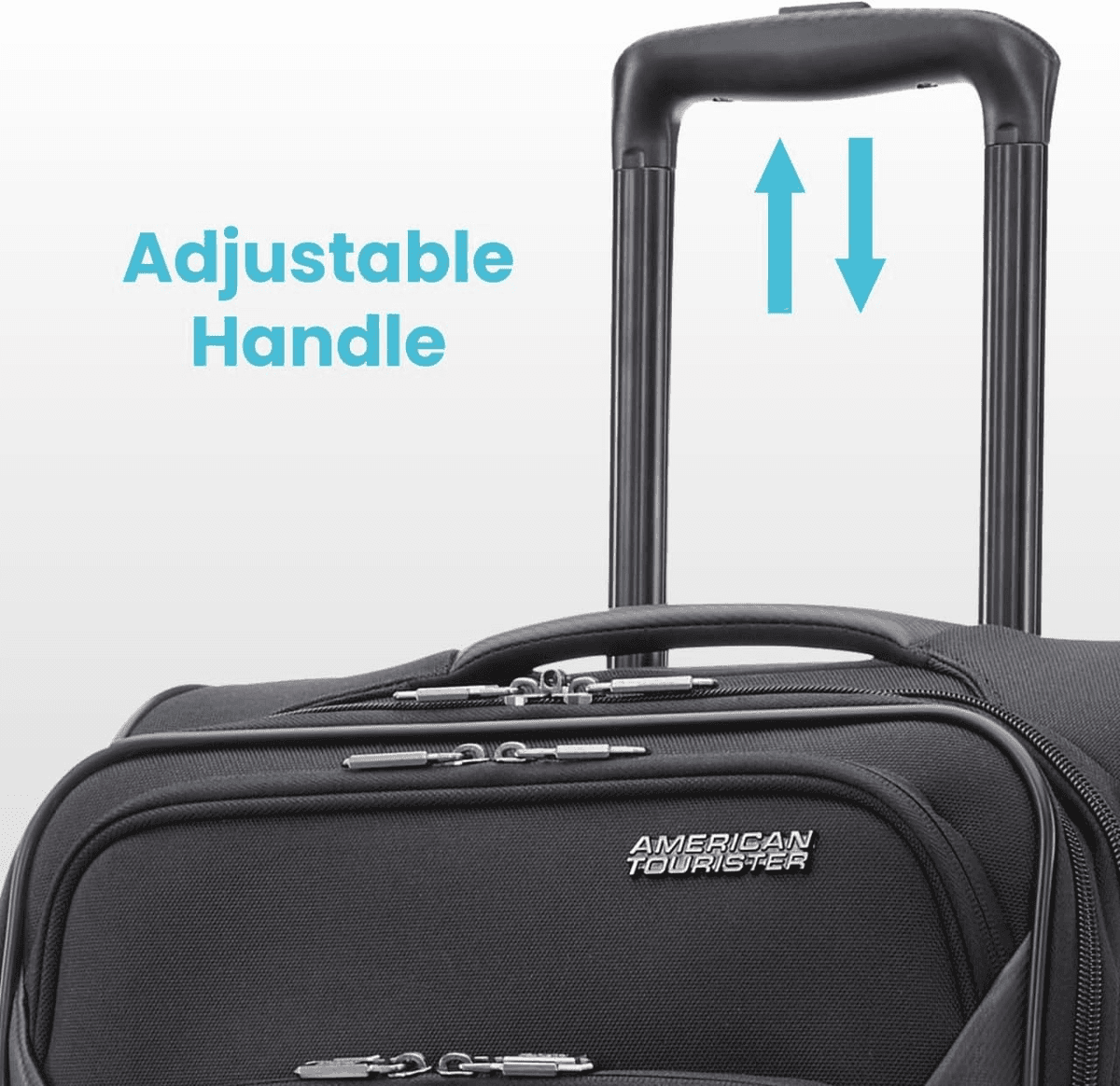 American Tourister 4 KIX 2.0 24-Inch Spinner Luggage (Black) image 4