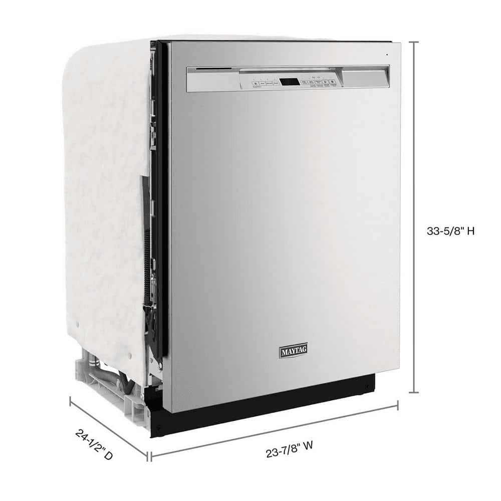 Maytag 24-Inch Front-Control Dishwasher with Dual Power Filtration image 3